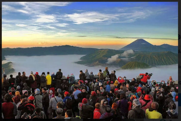 Lever du soleil sur le Mont Bromo depuis Yogyakarta