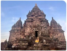 Private Besichtigung des Prambanan-Tempels Yogyakarta mit deutschen Reisenden