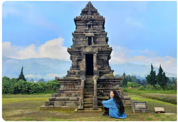 Dieng Plateau View 2